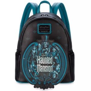 NWT The Haunted Mansion Glow in the Dark Leota Hatbox Disney Loungefly‎ Backpack